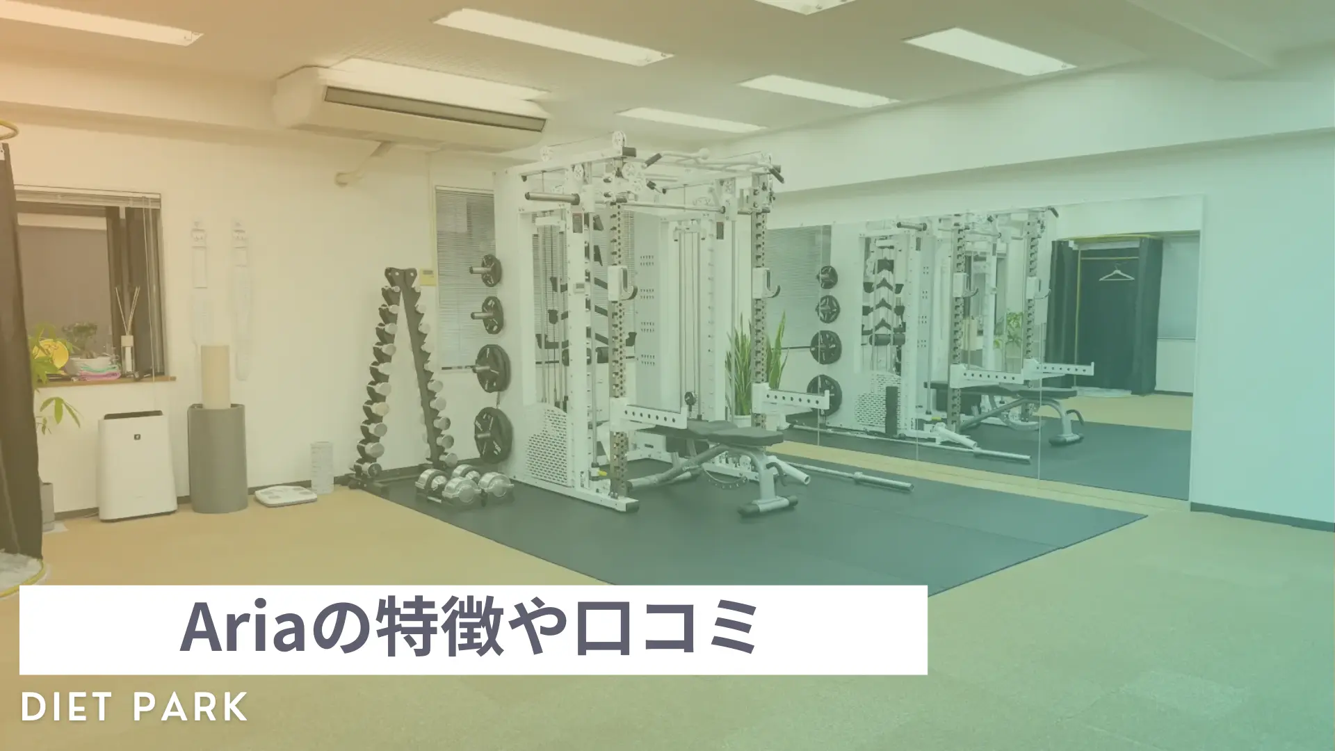 パーソナルジムAriaの口コミ・評判や料金プランを徹底調査！